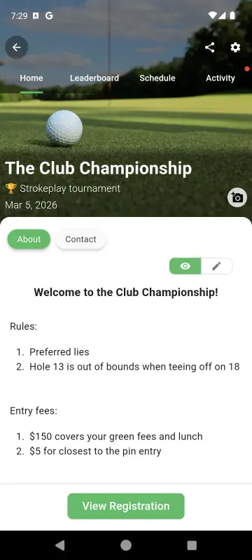 Opening a group from a shared app link